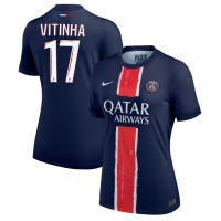 Paris Saint-Germain Vitinha #17 Hjemmebanetrøje Dame 2024-25 Kortærmet